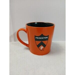 Princeton Shield Logo Coffee Mug Orange Black Official Collegiate Licsenced
